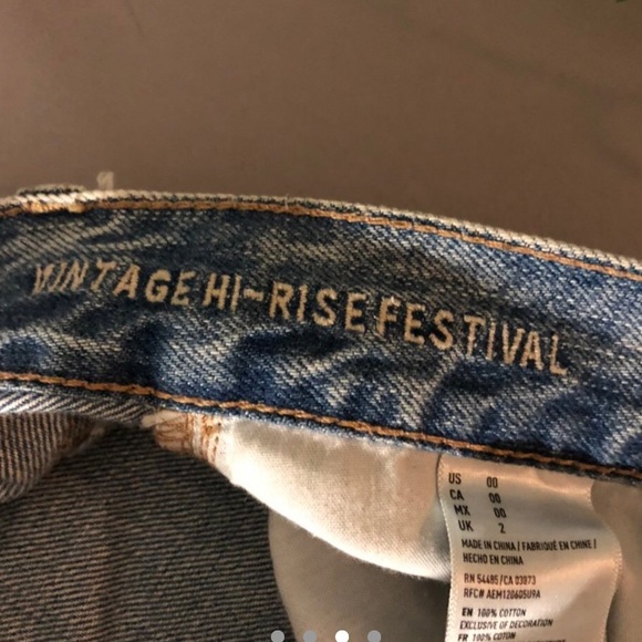 AMERICAN EAGLE HI-RISE FESTIVAL SHORTS - Picture 2 of 4